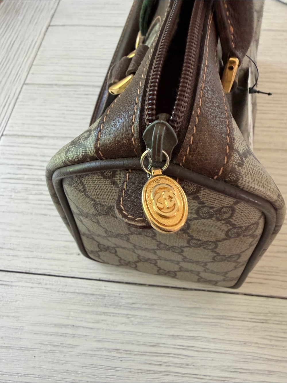 Gucci Brown GG  Boston Bag - Picture 4 of 14